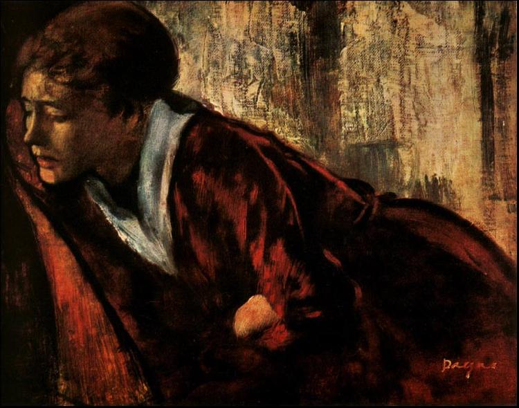 Edgar Degas Melancholy oil painting image